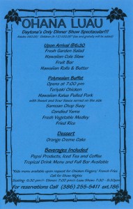 Ohana Luau Dinner Show