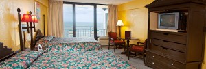 Interior view of our Daytona Beach hotel suites