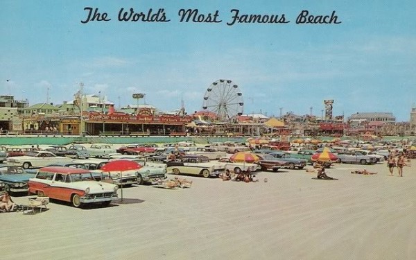 daytona beach postcard circa 1960s