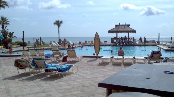 Hawaiian Inn  pool area- Daytona Beach, FL