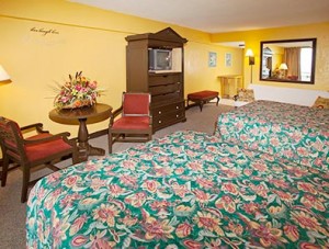Oceanfront Studio with Two Queen Beds